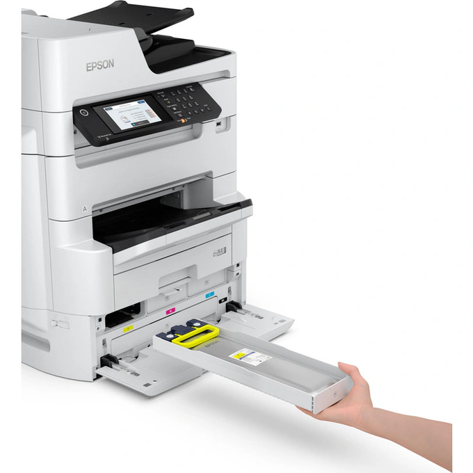 Multifunctional inkjet color EPSON WorkForce Pro WF-C879RDWF + Stand cu role + Tava suplimentara 500 coli - Imagine 7