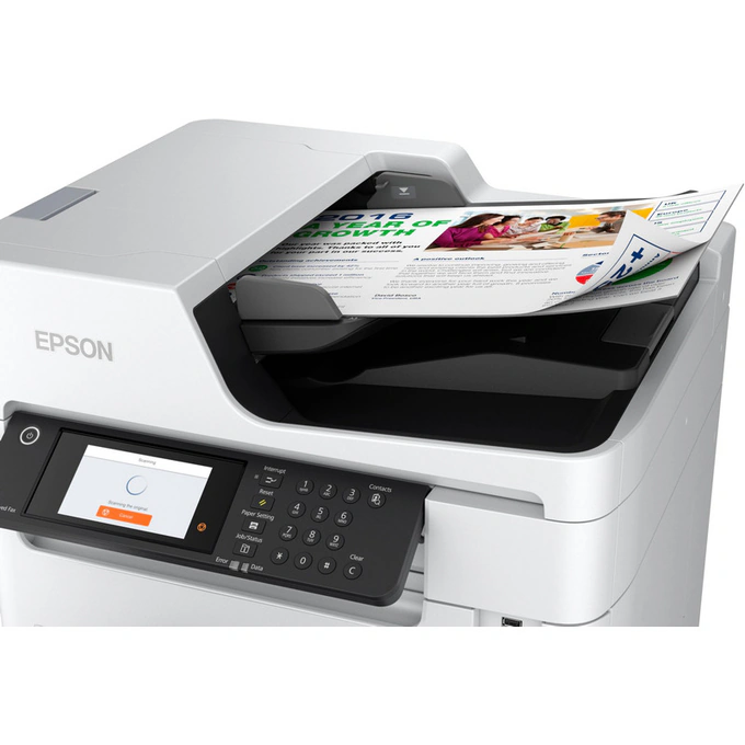 Multifunctional inkjet color EPSON WorkForce Pro WF-C879RDWF + Stand cu role + Tava suplimentara 500 coli - Imagine 8