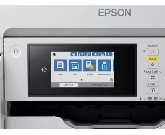Multifuncțional Inkjet Monocrom EPSON EcoTank Pro M15180 C11CJ41406, Monocrom, A3 cu Duplex și Wi-Fi, Alb - Imagine 2