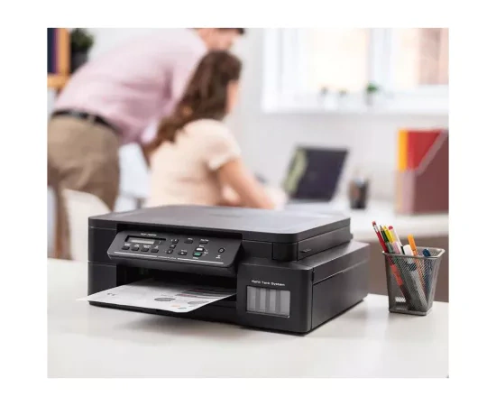 Multifunctionala Brother DCP-T520W DCPT520WYJ1, Inkjet Color CISS, InkBenefit Plus, Wireless, A4, Negru - Imagine 3