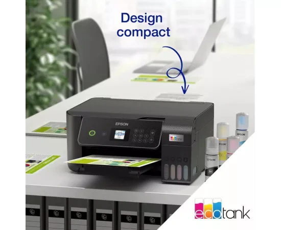 Multifunctionala Epson EcoTank L3280 C11CJ66426, InkJet CISS, Color, Format A4, Wi-Fi, Negru - Imagine 7