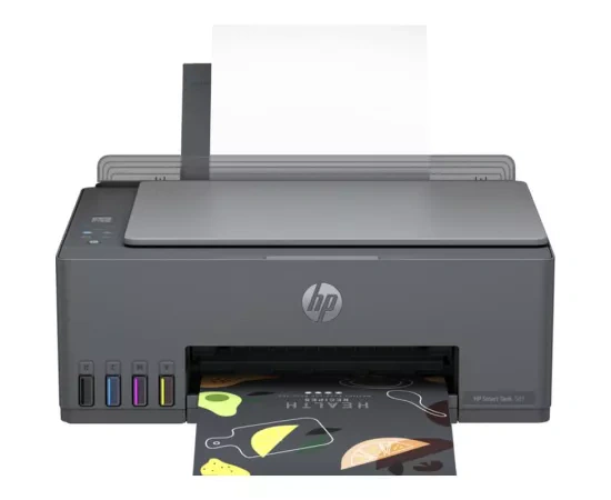 Multifunctionala HP Smart Tank 581 4A8D4A, InkJet CISS, Color, A4, Wi-Fi, Gri - Imagine 1