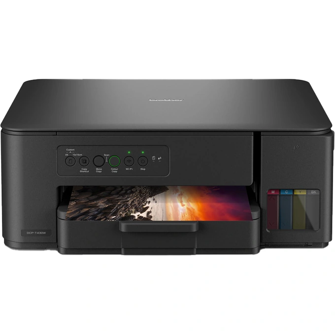 Multifunctionala Inkjet Color BROTHER DCP-T430W, A4, Wi-Fi/USB, Negru - Imagine 1