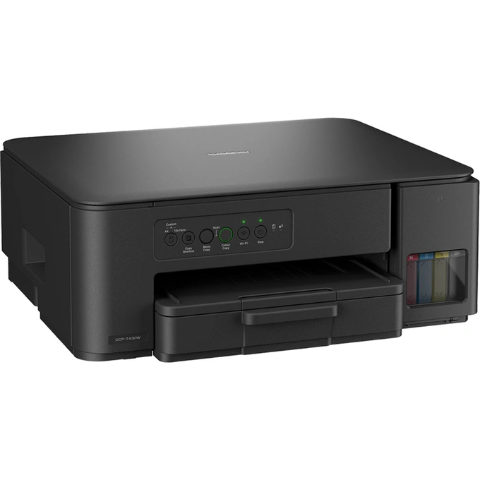 Multifunctionala Inkjet Color BROTHER DCPT430WYJ1, A4, Wi-Fi/USB, Negru - Imagine 2