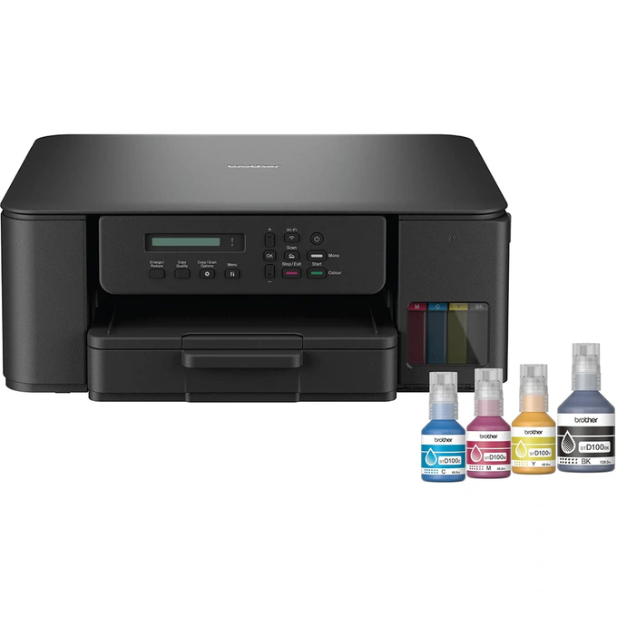Multifunctionala Inkjet Color BROTHER DCPT530DWYJ1, A4, Wi-Fi/USB, Negru - Imagine 4