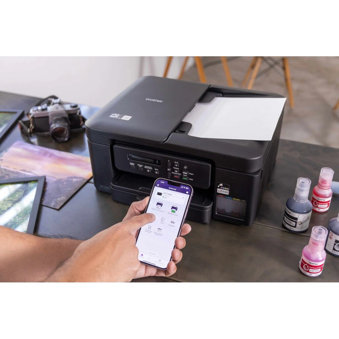 Multifunctionala Inkjet Color BROTHER DCPT730DWYJ1, A4, Duplex, Wi-Fi/USB, Negru - Imagine 4