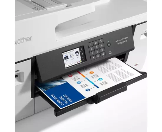 Multifuncțională Inkjet Color Brother MFC-J3540DW, A3, Duplex, Wi-Fi, Alb - Imagine 4