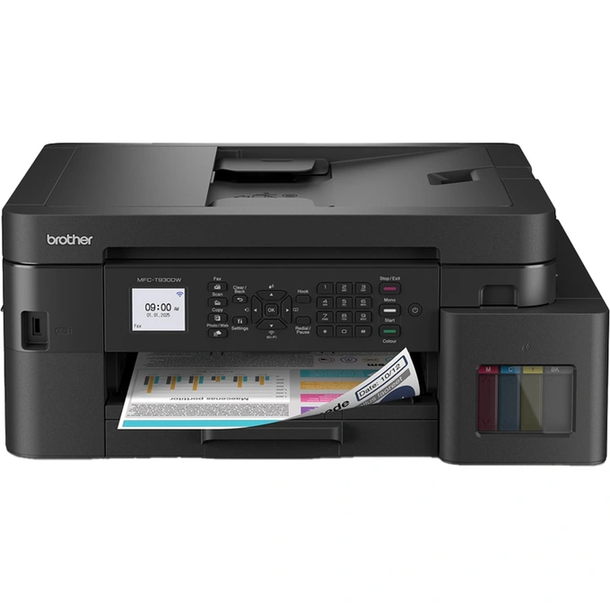 Multifunctionala Inkjet Color BROTHER MFC-T930DW, A4, Fax, Duplex automat, Wi-Fi/USB, Negru - Imagine 1