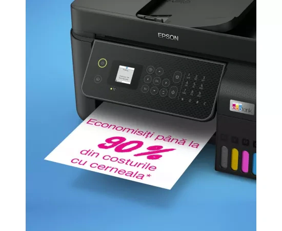 Multifuncționala Inkjet Epson EcoTank L5310C11CJ65412,  CISS, Color, A4, LAN, USB și Wi-Fi, Negru - Imagine 6
