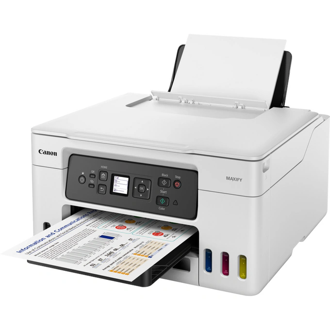 Multifuncțională Jet CANON MAXIFY GX3040, InkJet CISS, Color, A4, Duplex, Wi-Fi, Alb - Imagine 4