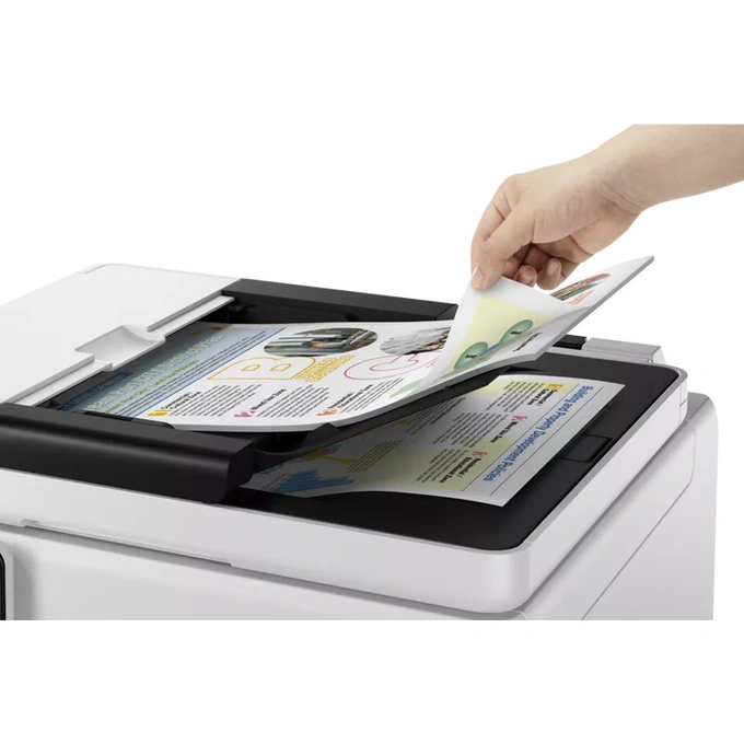 Multifuncțională Jet CANON MAXIFY GX7140, InkJet CISS, Color, A4, Duplex, Retea, Wi-Fi, Fax, Alb - Imagine 8
