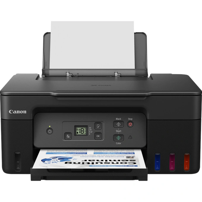 Canon Multifuncțională Jet Canon PIXMA G2470, InkJet CISS, Color, A4, Negru - IT-Fashion.ro