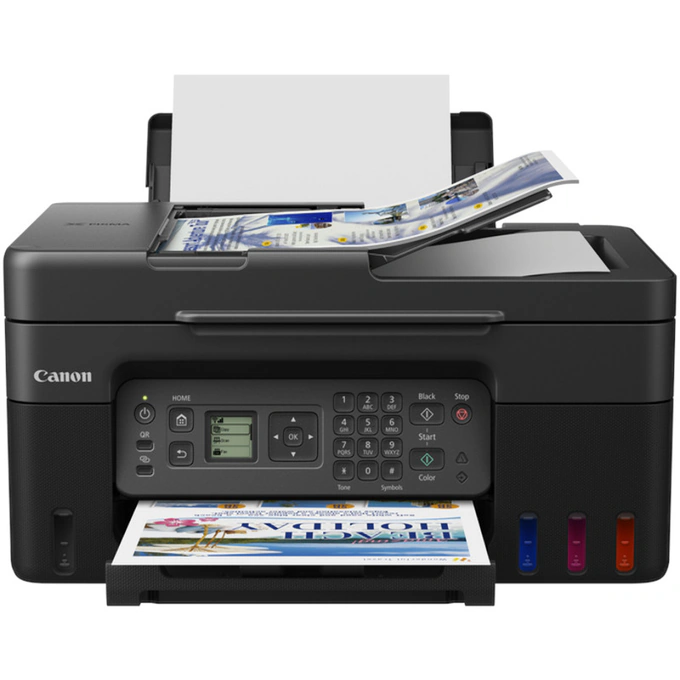 Canon Multifuncțională Jet CANON PIXMA G4470, InkJet CISS, Color, Format A4, Wi-Fi, Fax, Negru - IT-Fashion.ro