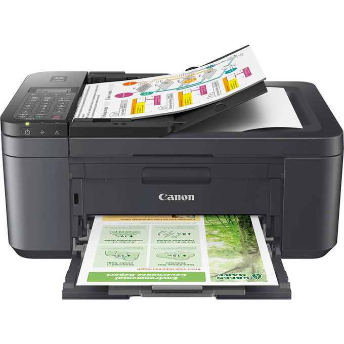 Canon Multifuncțională Jet CANON PIXMA TR4755i, Inkjet Color A4, Wi-Fi, Fax, Negru - IT-Fashion.ro