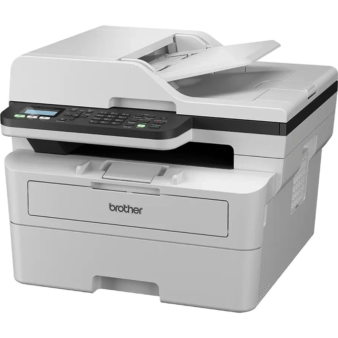 Brother Multifuncțional Laser BROTHER MFC-B7810DW, Monocrom, A4, Duplex, Wi-Fi, Fax, Negru/Alb - IT-Fashion.ro