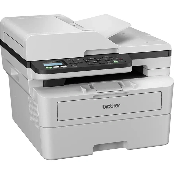 Multifuncțional Laser BROTHER MFC-B7810DW, Monocrom, A4, Duplex, Wi-Fi, Fax, Negru/Alb - Imagine 3