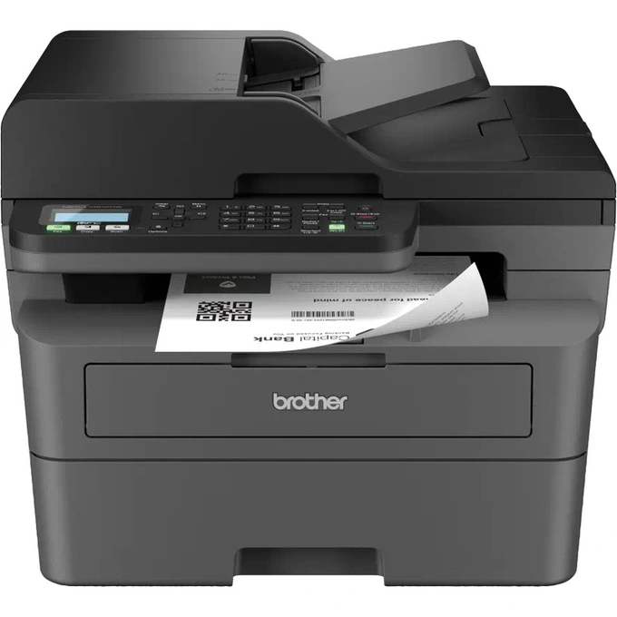 Multifuncțional Laser BROTHER MFC-L2802DW, Monocrom, A4, Duplex, Wi-Fi, Fax, Negru - Imagine 1
