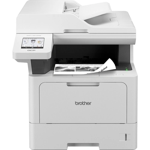Multifuncțional Laser BROTHER MFC-L5715DN, Monocrom, A4, Duplex, Fax, Alb - Imagine 1