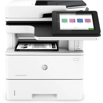 Multifunctional Laser HP Laserjet ENTERPRISE MFP M528F, A4, monocrom, Retea, Duplex, ADF, Alb/Negru - Imagine 1