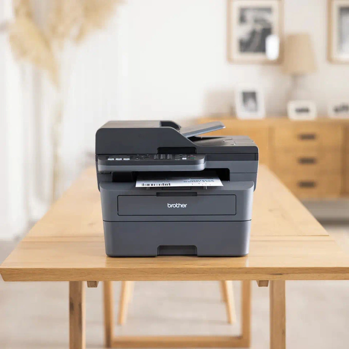 Multifunctional Laser Monocrom BROTHER MFCL2802DWYJ1_B1, A4, Duplex, USB/Wi-Fi, Fax + Toner original BROTHER TN2590 - Imagine 4