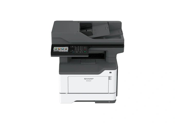 Multifuncțional Laser SHARP MX-B467FEU, Monocrom, A4, Copy, Scan, Fax, White/Black - Imagine 1