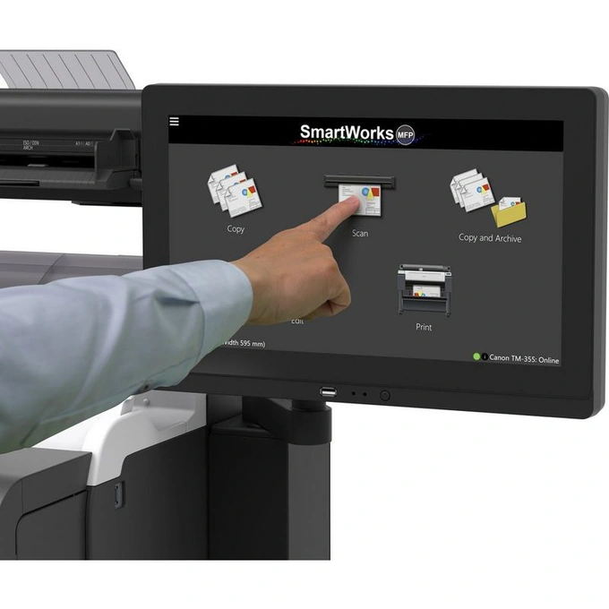 Scanner CANON Z36, Format A0, pentru imagePROGRAF TM-350/355, Negru - Imagine 4