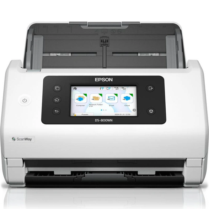 EPSON Scanner EPSON WorkForce DS-800WN, A4, Duplex - IT-Fashion.ro