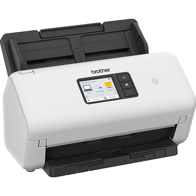 Scanner profesional BROTHER ADS-4550WTC1, Wi-Fi, Duplex, A4, Alb/negru - Imagine 4