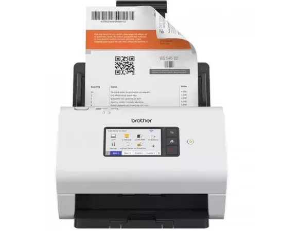 Scanner profesional Brother ADS-4900W Duplex A4 cu Wi-Fi și ecran tactil - Imagine 1