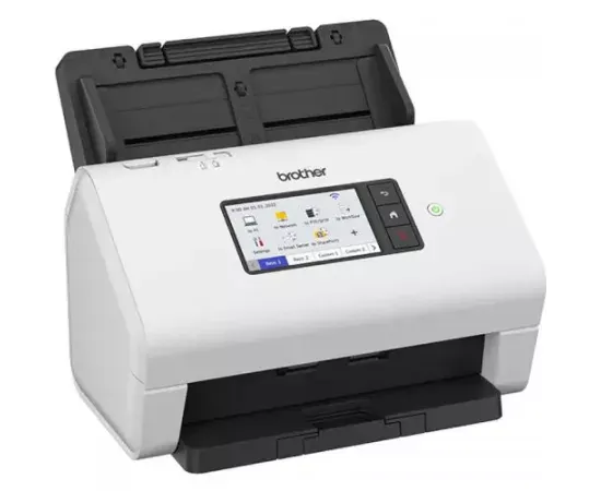 Scanner profesional Brother ADS-4900W Duplex A4 cu Wi-Fi și ecran tactil - Imagine 3