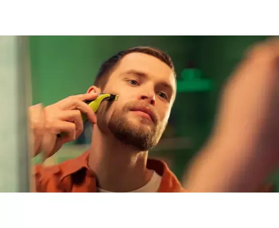 PHILIPS Aparat de ras PHILIPS OneBlade 360 QP2734/31, 60 min, Verde/Negru - IT-Fashion.ro