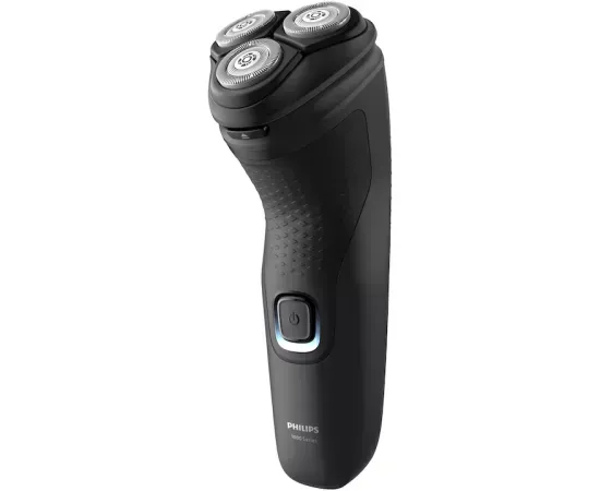 Aparat de ras PHILIPS Shaver Seria 1000 S1141/00, Capete 4D Flexibile, Capac de Protectie, Negru - Imagine 1