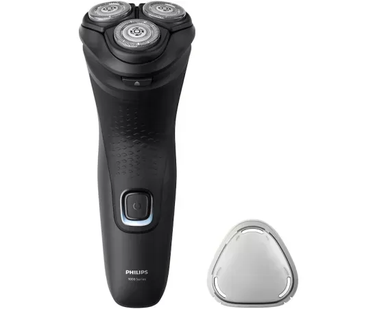 Aparat de ras PHILIPS Shaver Seria 1000 S1141/00, Capete 4D Flexibile, Capac de Protectie, Negru - Imagine 3