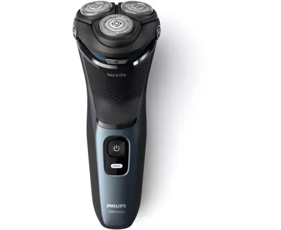 Aparat de ras PHILIPS Seria 3000 S3144/00, 60 de minute, Negru/Albastru - Imagine 1