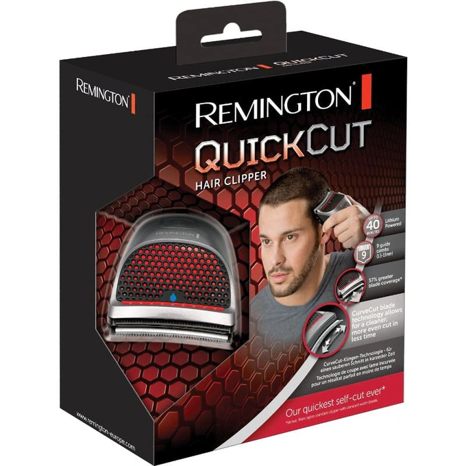 Aparat de tuns REMINGTON QuickCut HC4250, Lungime de taiere 1.5 - 15 mm, Gri/Negru - Imagine 5