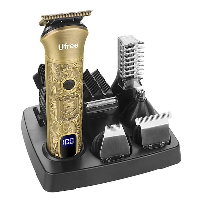 Aparat de tuns UFREE 7-in-1 U-1779, 1-15 mm, Auriu - Imagine 3