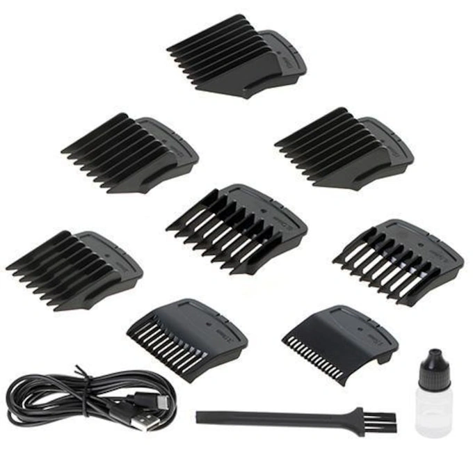 Masina De Tuns Si Aparat De Ras, Camry, CR2835G, Multifunctional, Profesionala, Afisaj LCD, 100 W, 2 Viteze, Pentru Acumulator, Ceramic/Titan, Auriu - Imagine 12