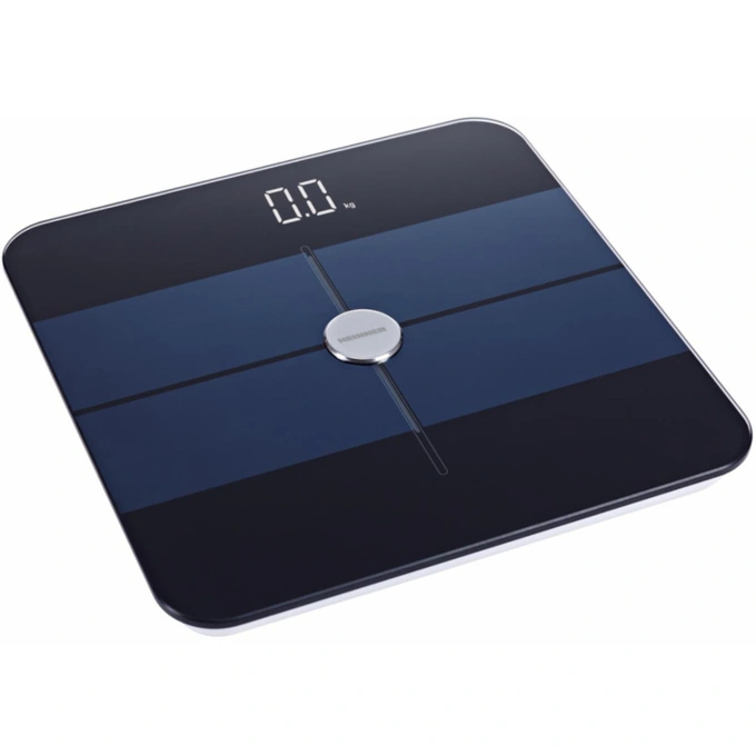Cantar de baie HEINNER HBS-BTH180BK, 180 kg, Digital, Negru/Albastru - Imagine 1