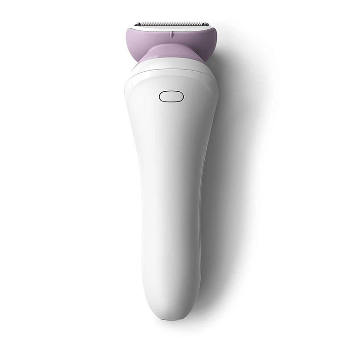 Epilator fara fir PHILIPS Seria 6000 BRL136/00, 7.5 W, 1 viteza, Umed si uscat, Alb/Roz - Imagine 6