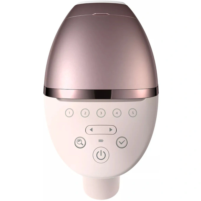 Epilator PHILIPS IPL Lumea Seria 9900 BRI977/00, 5 viteze, Uscat, 450.000 de impulsuri, Roz - Imagine 3