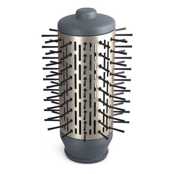 Perie rotativa cu aer cald PHILIPS Seria 7000 BHA710/00, 1000 W, 2 trepte de viteza, 3 trepte de temperatura, Turmalina, Alb/Argintiu - Imagine 4