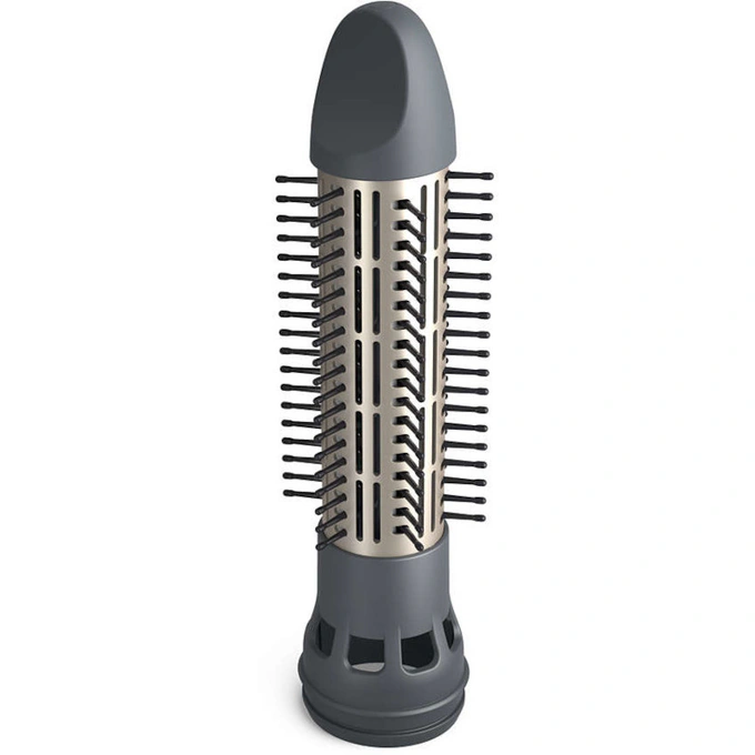 Perie rotativa cu aer cald PHILIPS Seria 7000 BHA710/00, 1000 W, 2 trepte de viteza, 3 trepte de temperatura, Turmalina, Alb/Argintiu - Imagine 5