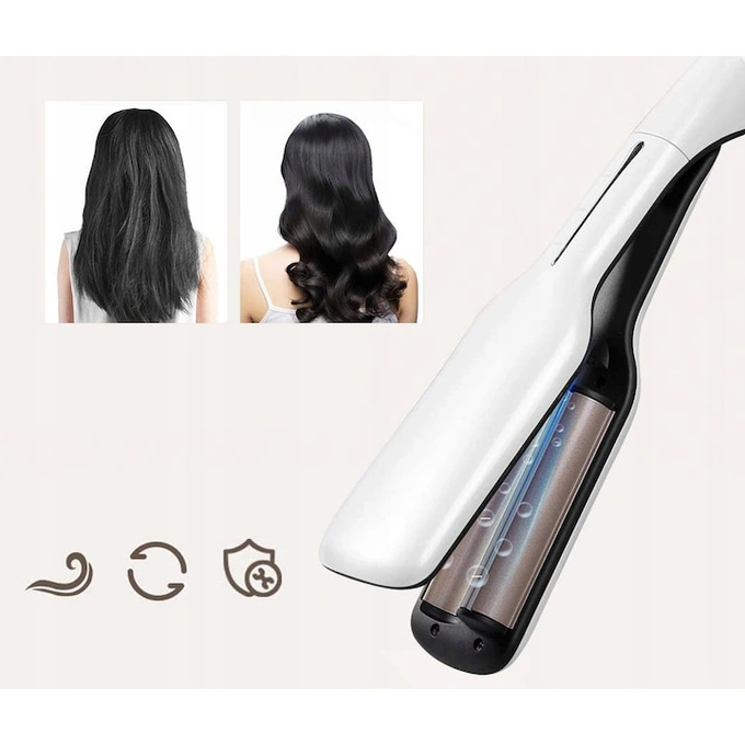 Placa de par ENCHEN ENROLLOR PRO, 73 W, Ceramica, Alb - Imagine 3