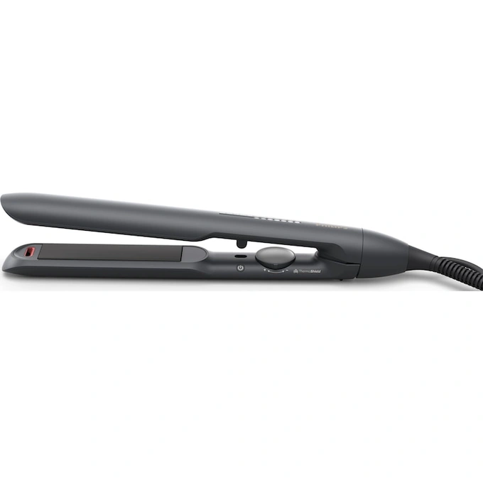 Placa de par PHILIPS Series 5000 BHS510/00, 12 trepte de temperatura, Ceramic, Negru - Imagine 1