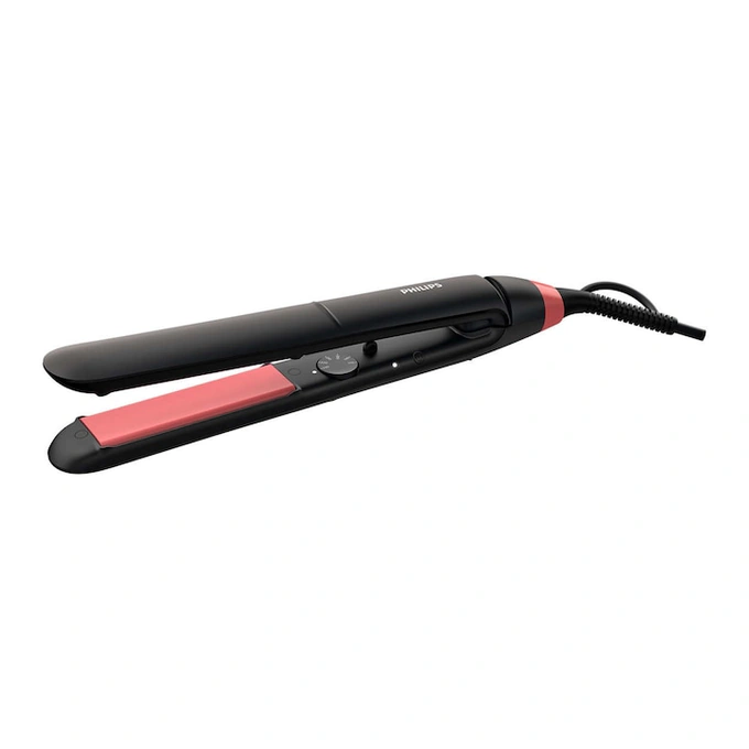 Placa de par PHILIPS StraightCare Essential BHS376/00, 6 trepte de temperatura, Ceramic, Negru - Imagine 1