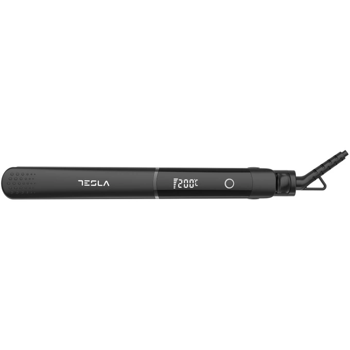 Placa de par TESLA STH200BS, 60 W, 4 trepte de temperatura, Ceramic si Turmaline, Black - Imagine 3
