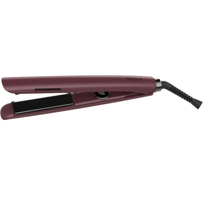 TESLA Placa de par TESLA STH500BB, 48 W, Ceramic si Turmaline, Burgundy - IT-Fashion.ro