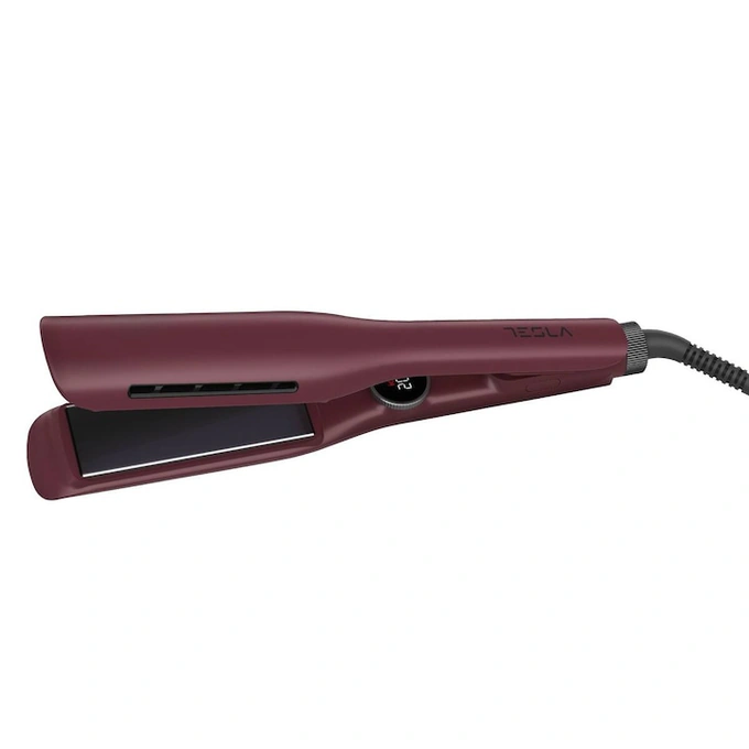 Placa de par TESLA STH520BBW, 65 W, Ceramic si Turmaline, Burgundy - Imagine 1