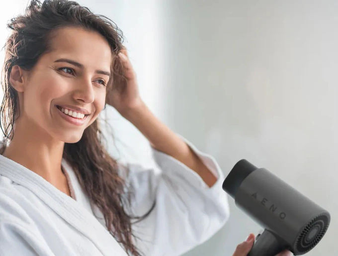Uscator de par AENO AHD0002, 2000 W, 3 trepte de viteza, Ionizare, 2 trepte de temperatura, Gray - Imagine 6