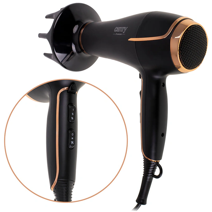 Uscător de păr Camry CR2255 2200W cu difuzor și concentrator - Imagine 4